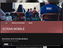 Tablet Screenshot of ecranmobile-fc.com